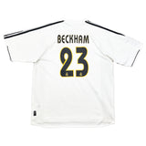 2003/04 Real Madrid Beckham #23 Home Shirt (L) Adidas