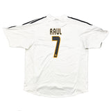 2004/05 Real Madrid Raul #7 Home Shirt (XL) Adidas