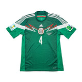 2014 Mexico R.Marquez #4 Home Shirt (M) Adidas
