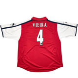 2000/02 ARSENAL VIEIRA #4 HOME SHIRT (XL) NIKE
