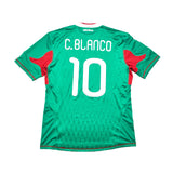 2010 Mexico C.Blanco #10 Home Shirt (L) Adidas