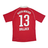 2005/06 BAYERN MUNICH BALLACK #13 HOME SHIRT (M) ADIDAS