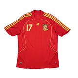 2007/09 Spain D.Guiza #17 Home Shirt (XL) Adidas