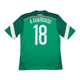 2014/15 MEXICO A.GUARDADO #18 HOME SHIRT (M) ADIDAS