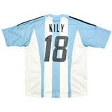 2002/04 ARGENTINA KILY #18 HOME SHIRT (L) ADIDAS
