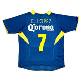 2005/06 CLUB AMERICA C.LOPEZ #7 AWAY SHIRT (M) NIKE