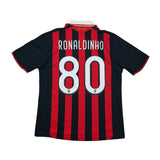 2009/10 AC Milan Ronaldinho #80 Home Shirt (M) Adidas