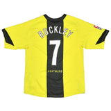 2005/06 DORTMUND BUCKLEY #7 *MATCH ISSUE* HOME SHIRT (L) NIKE