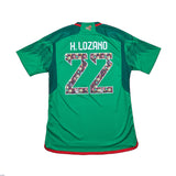 2022/23 MEXICO LOZANO #22 HOME SHIRT (L) ADIDAS