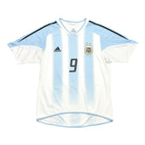 2004/05 ARGENTINA BATISTUTA #9 HOME SHIRT (M) ADIDAS