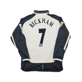 2001/02 Manchester United Beckham #7 *Centenary* Away/Third L/S Shirt (L) Umbro