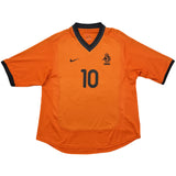 2000/02 Netherlands Bergkamp #10 Home Shirt (S) Nike
