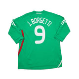 2008/09 MEXICO J.BORGETTI #9 HOME SHIRT (L) ADIDAS