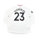 2012/13 MANCHESTER UNITED CLEVERLEY #23 L/S C/L AWAY SHIRT (XXL) NIKE