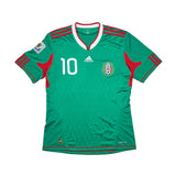 2010/11 MEXICO C.BLANCO #10 HOME SHIRT (M) ADIDAS