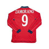 2000/02 CHILE ZAMORANO #9 L/S HOME SHIRT (L) UMBRO