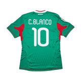 2010/11 MEXICO C.BLANCO #10 HOME SHIRT (M) ADIDAS