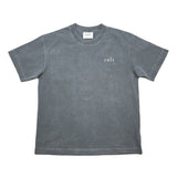 South China Embroidered Cult Tee - Charcoal