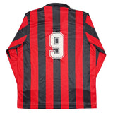 1989/90 AC MILAN #9 L/S HOME SHIRT (L) KAPPA