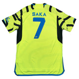 2023/24 ARSENAL SAKA #7 AWAY SHIRT (M) ADIDAS