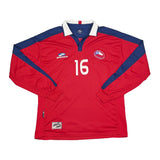 2004/05 CHILE #16 L/S *PLAYER ISSUE* HOME SHIRT (L) BROOKS