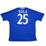 1999/01 CHELSEA ZOLA #25 HOME SHIRT (XXL) UMBRO