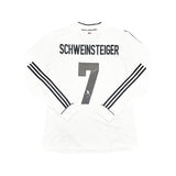 2012/13 GERMANY SCHWEINSTEIGER #7 *PLAYER ISSUE* L/S HOME SHIRT (XL) ADIDAS