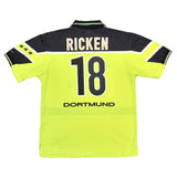 1997/98 DORTMUND RICKEN #18 HOME SHIRT (L) NIKE