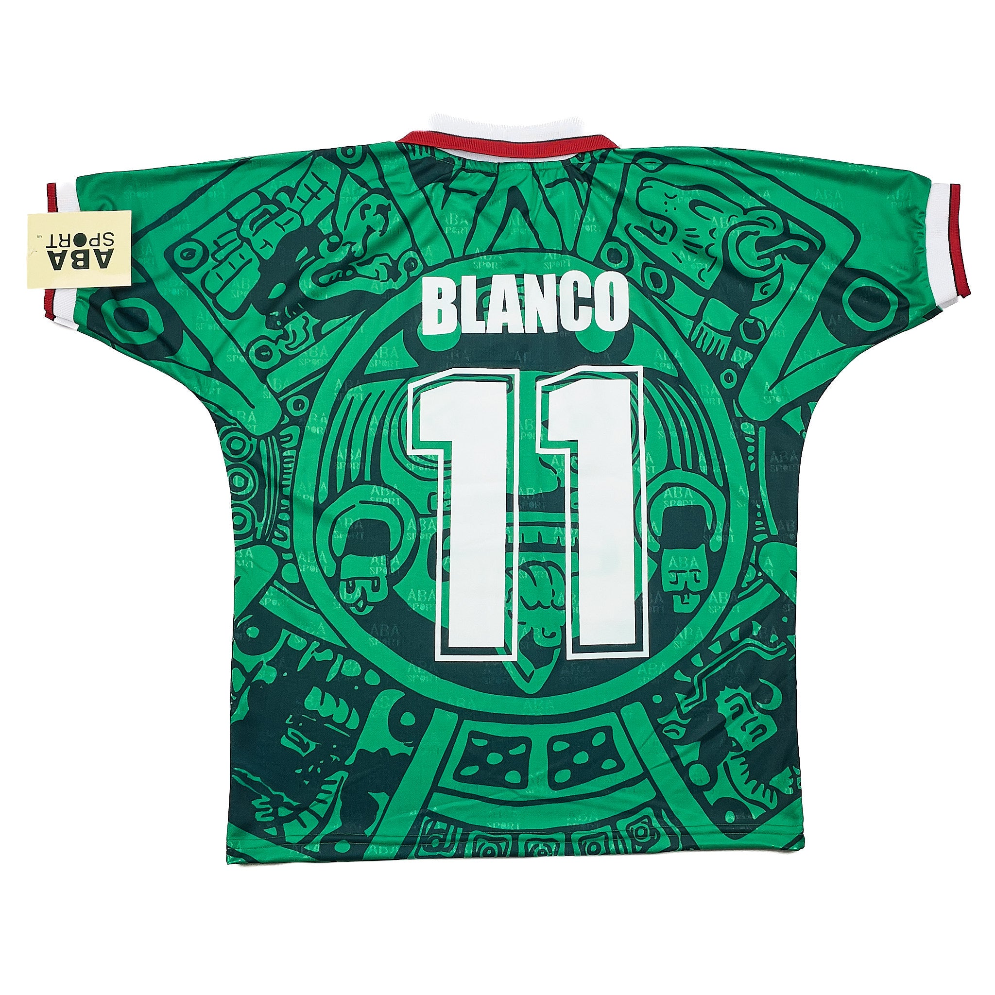 ウェア 1998 Mexico Blanco #11  ABA Sport 1998 Mexico Blanco #11 *Reissue* Home (Multiple Sizes) ABA Sport