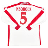 2002/03 BARI NEQROUZ #5 L/S *MATCH ISSUE* HOME SHIRT (XL) LOTTO