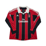 2012/13 AC Milan Ibrahimovic C/L L/S Home Shirt (M) Adidas