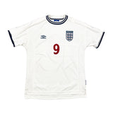 1999/01 England Shearer #9 Home Shirt (L) Umbro