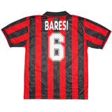 1993/94 AC MILAN BARESI #6 HOME SHIRT (L) LOTTO