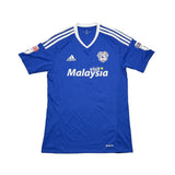 2016/17 CARDIFF CITY ZOHORE #26 *MATCH ISSUED + SIGNED* HOME SHIRT (S) ADIDAS