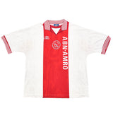 1996/97 AJAX KLUIVERT #9 HOME SHIRT (XXL) UMBRO