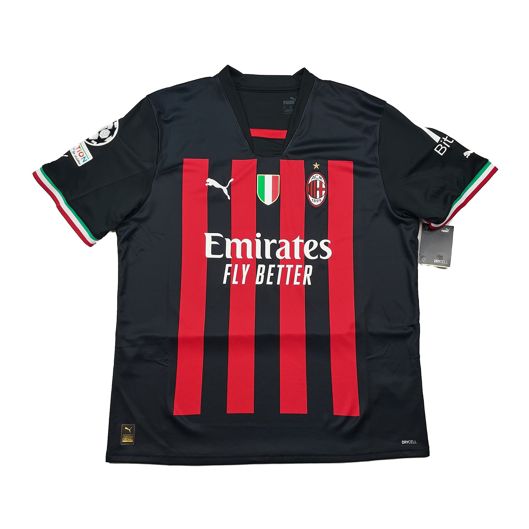 22-23 ACミラン IBRAHIMOVIĆ 11番 半袖 シャツ 2022/23 AC Milan Ibrahimovic #11 *BNWT* C/L Home Shirt (XL) Puma