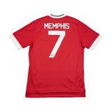 2015/16 MANCHESTER UNITED MEMPHIS #7 HOME SHIRT (M) ADIDAS