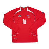 2007/09 CHILE #19 L/S *PLAYER ISSUE* HOME SHIRT (L) BROOKS
