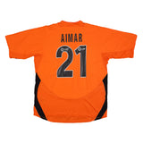2003/04 VALENCIA AIMAR #21 *BNWT* AWAY SHIRT (L) NIKE