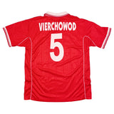 1998/99 PIACENZA VIERCHWOD #5 *MATCH ISSUE* HOME SHIRT (XL) LOTTO