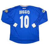 2001/02 BRESCIA BAGGIO #10 L/S HOME SHIRT (XL) GARMAN