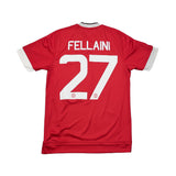 2015/16 MANCHESTER UNITED FELLAINI #27 HOME SHIRT (S) ADIDAS