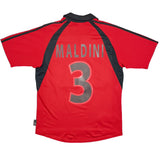 2001/02 AC MILAN MALDINI #3 THIRD SHIRT (S) ADIDAS