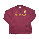 2012/13 Manchester City Tevez #32 L/S Away Shirt (XL) Umbro