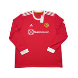 2021/22 Manchester United Ronaldo #7 L/S *Bnwt* Home Shirt (XXL) Adidas