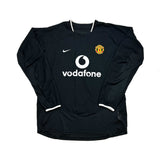 2005 MANCHESTER UNITED RONALDO #7 *MATCH WORN v LIVERPOOL *L/S AWAY SHIRT (L) NIKE
