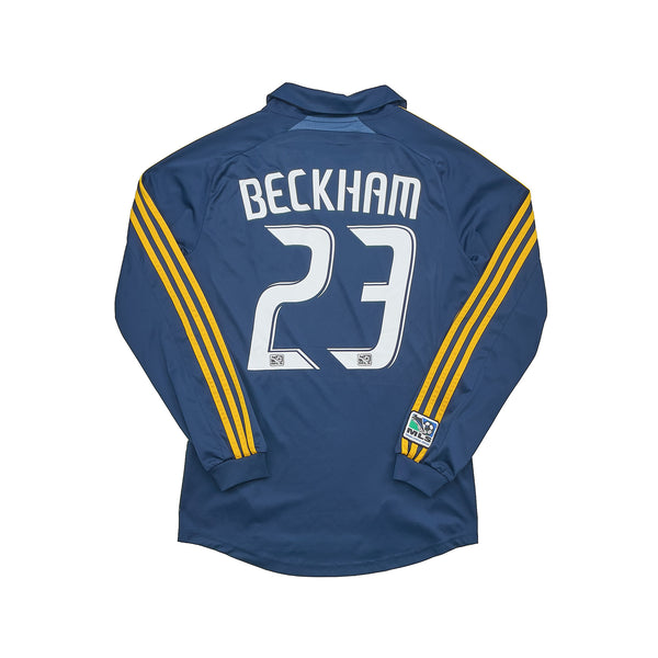 2007/08 LA Galaxy Beckham #23 L/S Away Shirt (S) Adidas – Cult Kits