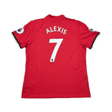 2017/18 MANCHESTER UNITED ALEXIS #7 HOME SHIRT (XL) ADIDAS
