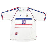 1998/00 FRANCE ZIDANE #10 AWAY SHIRT (M) ADIDAS