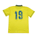 1994 BRAZIL #19 HOME SHIRT (M) UMBRO